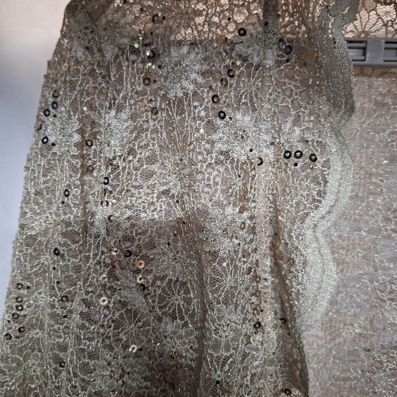 R&M Richards Beige Lace Cardigan - Picture 2 of 6